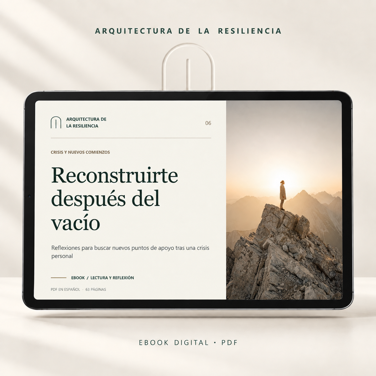 Reconstruirte después del vacío